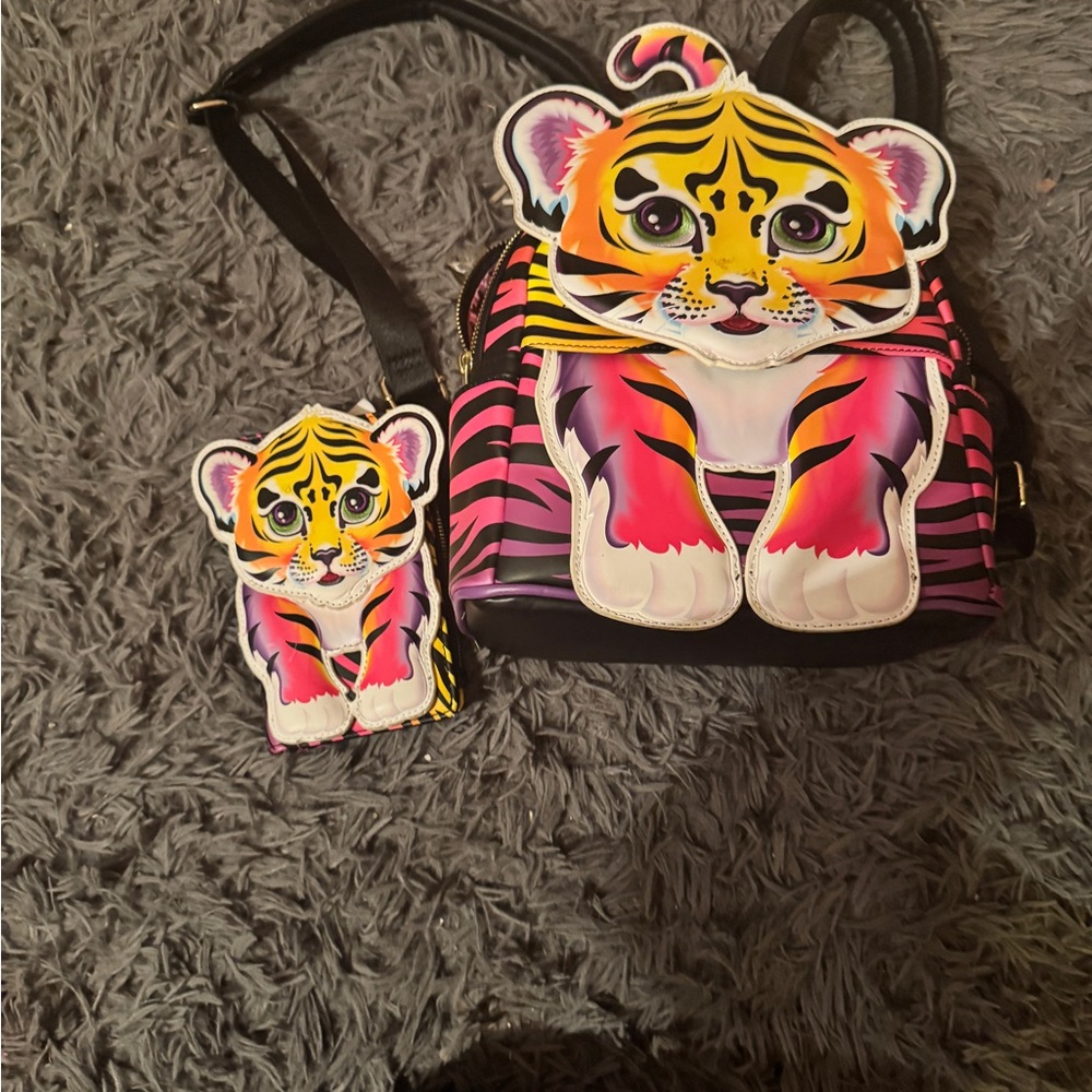 Lisa Frank x Loungefly Mini Backpack & Wallet Set